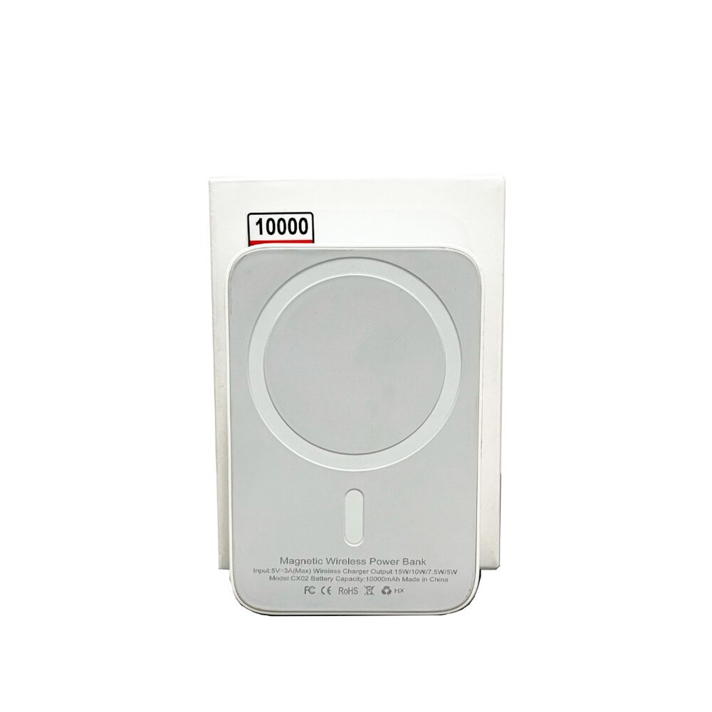 White 10000mAh Magnetic Battery Pack(Not Apple Brand)